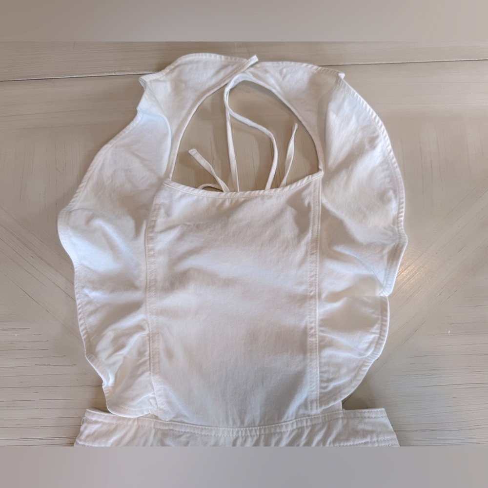 DO+BE White Ruffle Jumpsuit - Picture 7 of 16